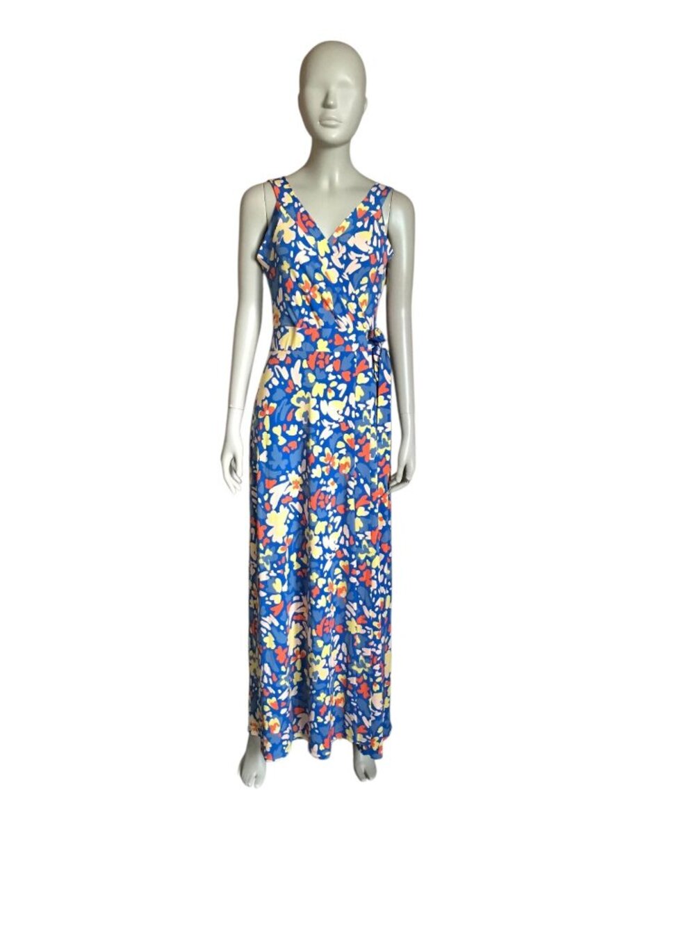 Markett & Spruce Blue, Yellow and Orange Dress
